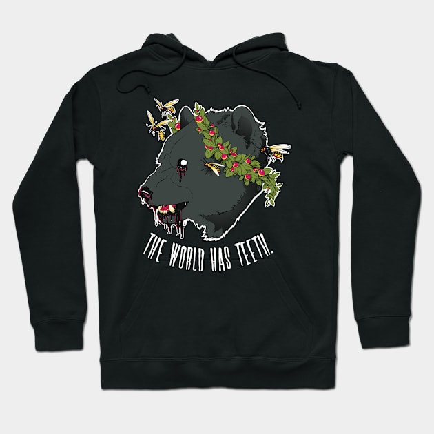 The World Has Teeth Hoodie by KJonesDesigns